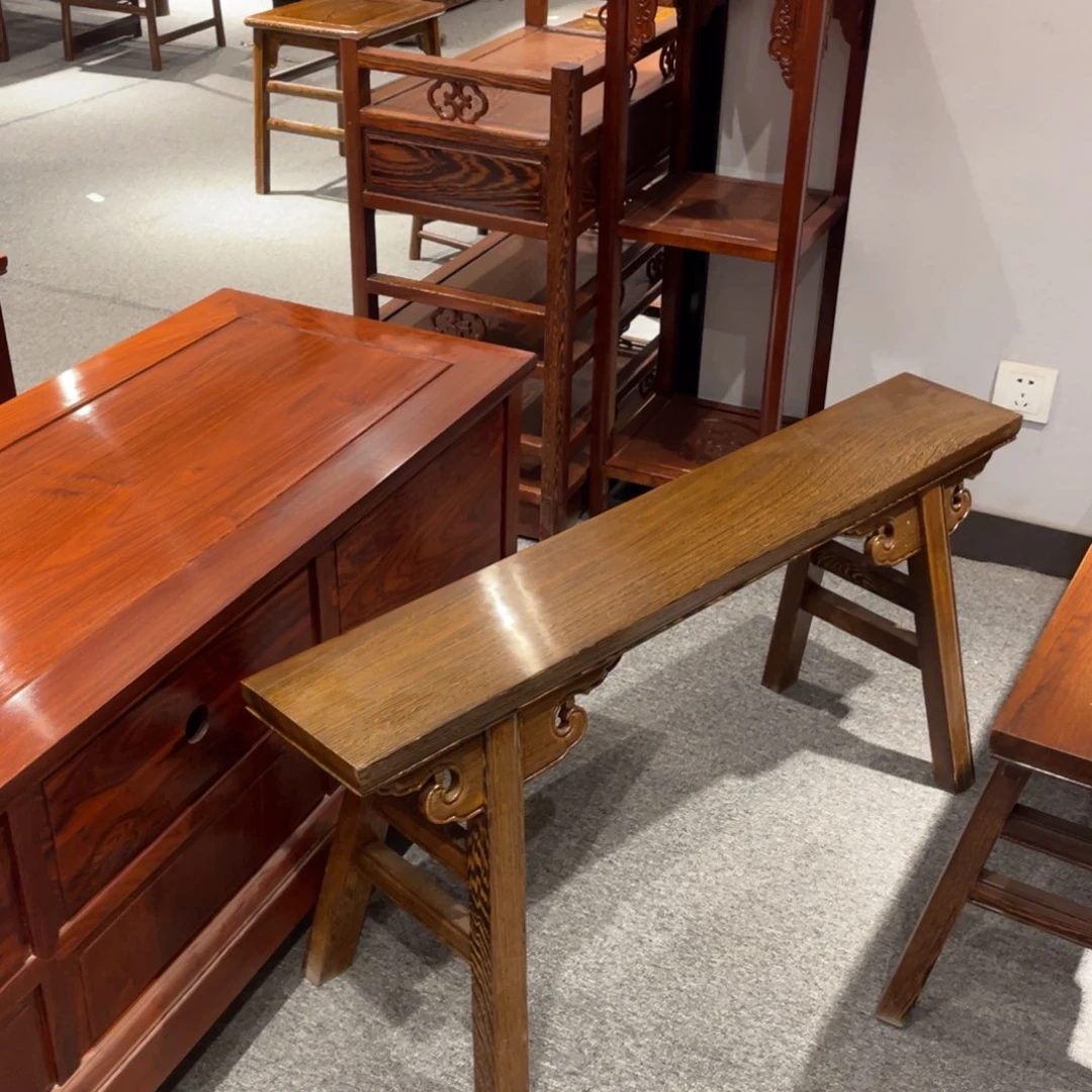 钟***生成套家具鸡翅木类鸡翅木长凳