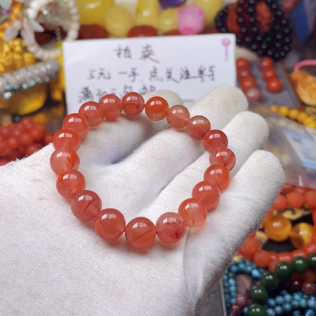 玛瑙/玉髓手链未镶嵌毓*48106