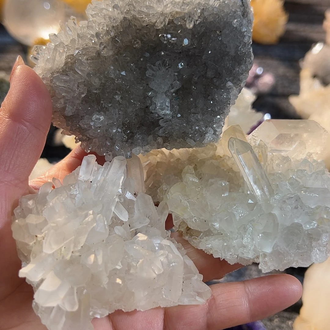 水晶珠宝半成品未镶嵌