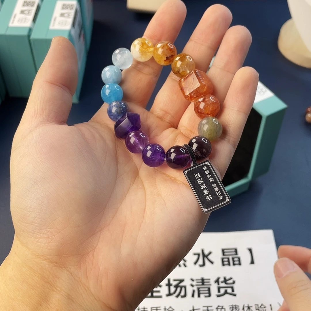 水晶手链银S925镶嵌