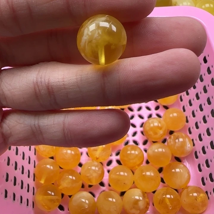 蜜蜡未镶嵌珠宝奇石天然17