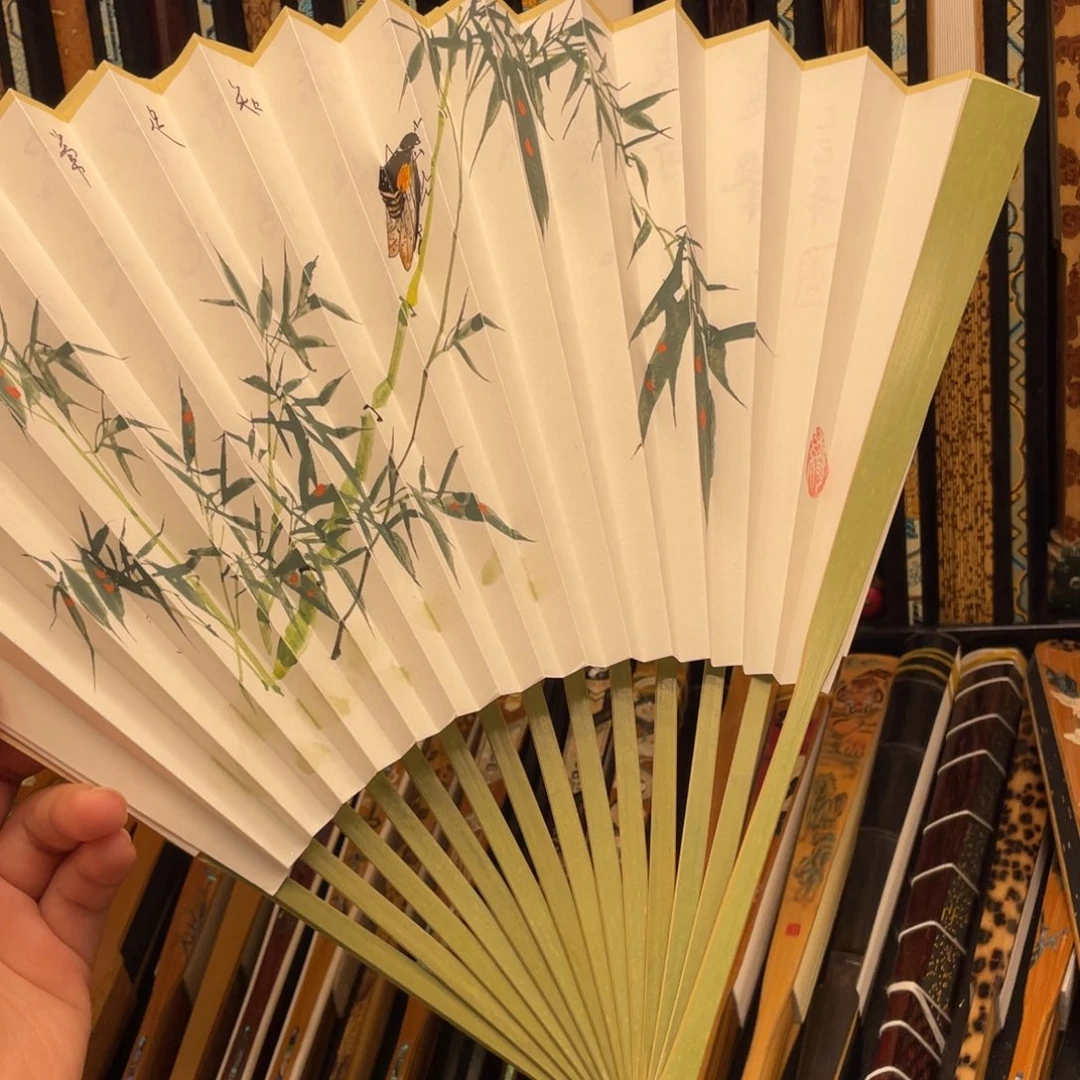 扇子台湾宝青竹同料