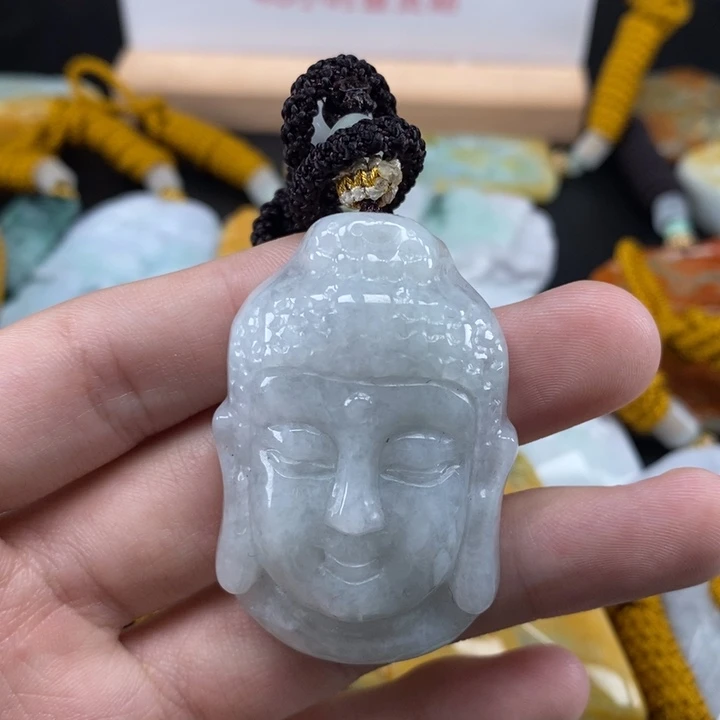 翡翠未镶嵌颈饰天然保真a货翡翠