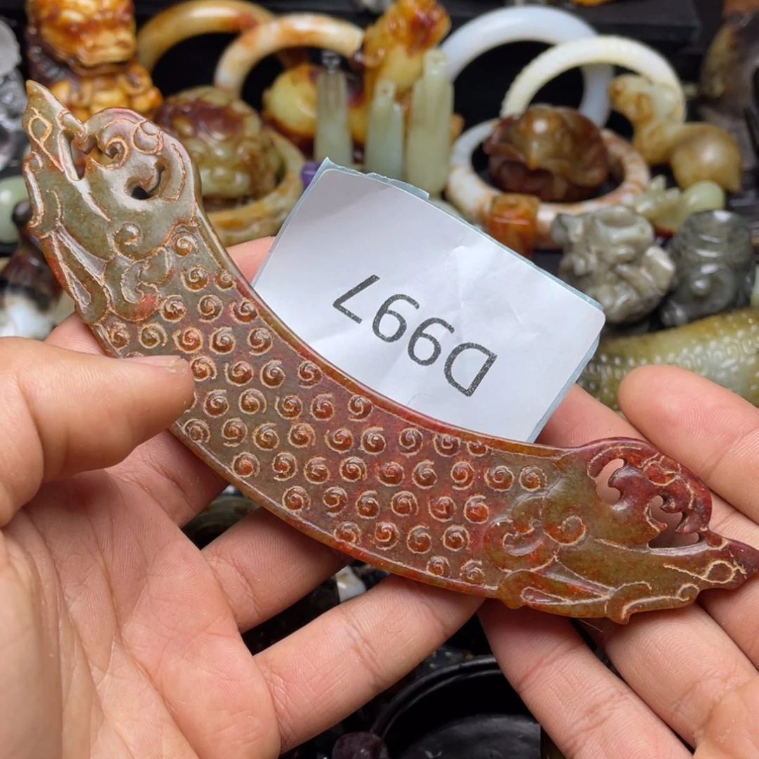 和田玉（糖玉）挂件未镶嵌