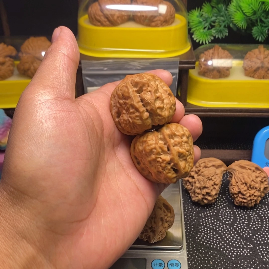文玩核桃吊坠开背肌肉蛙41有修