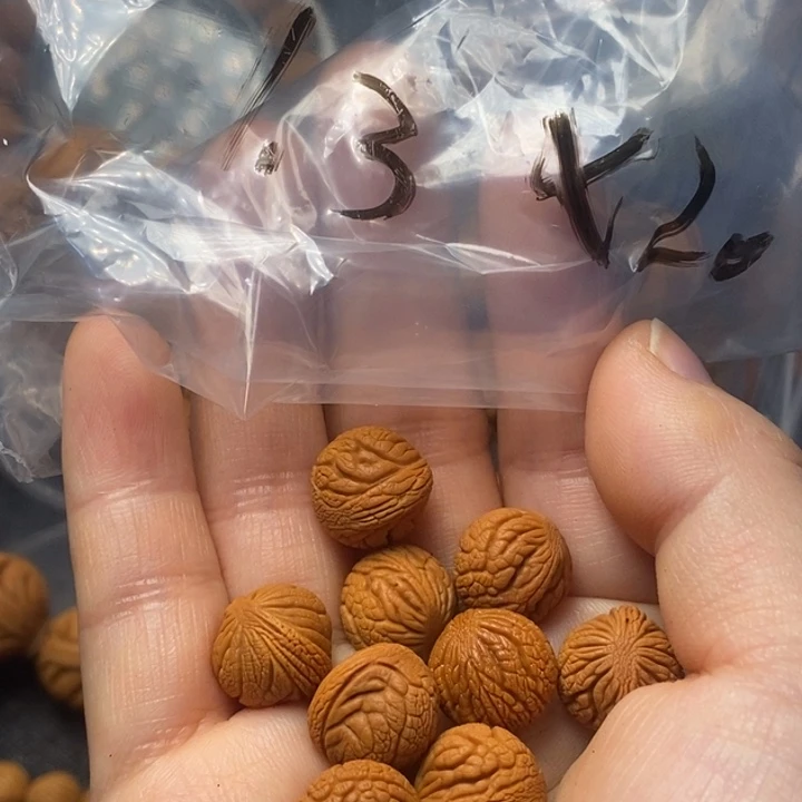 桃核吊坠秦岭山野生桃核