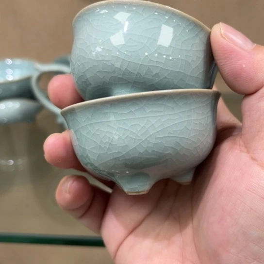 瓷片陶瓷茶具汝瓷茶具