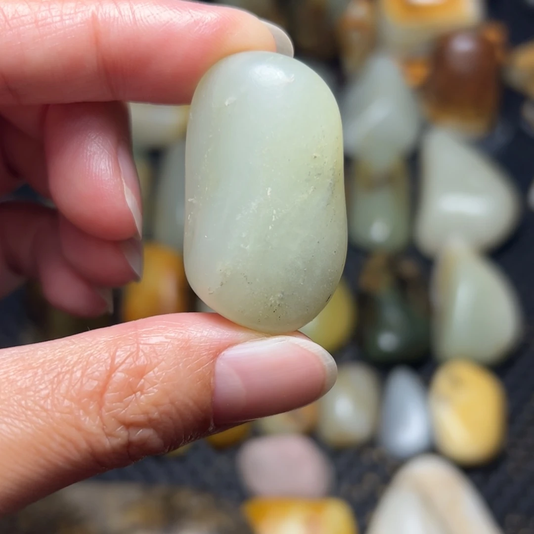 和田玉未镶嵌挂件A13