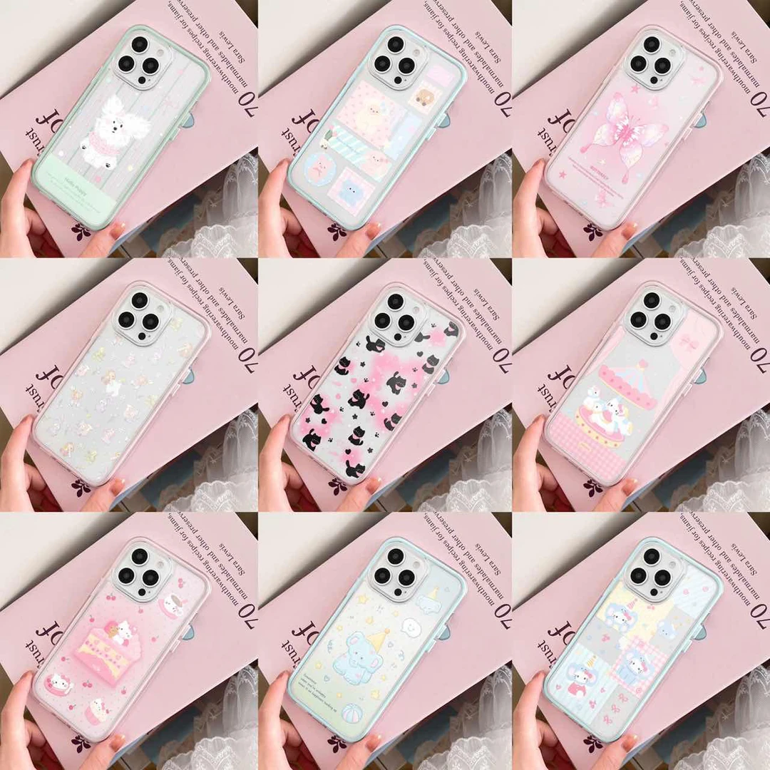 拍一拆二【121-150编码】二合一炫彩防摔手机壳发货不带包装