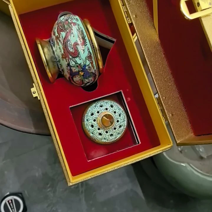 无铅玻璃迁*瓷器花盆一个包邮