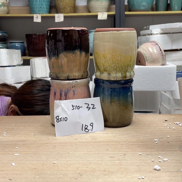 紫砂花盆多肉陶土花盆微瑕32