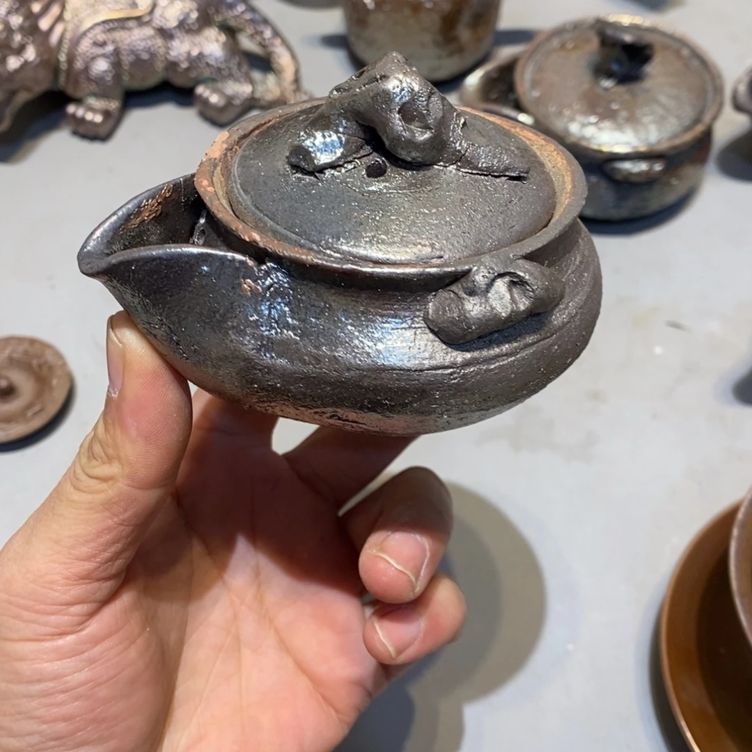柴烧茶具陶瓷杯子