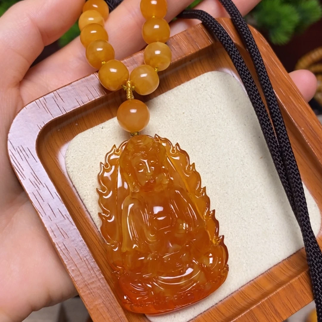 【闪购商品】蜜蜡颈饰未镶嵌项链
