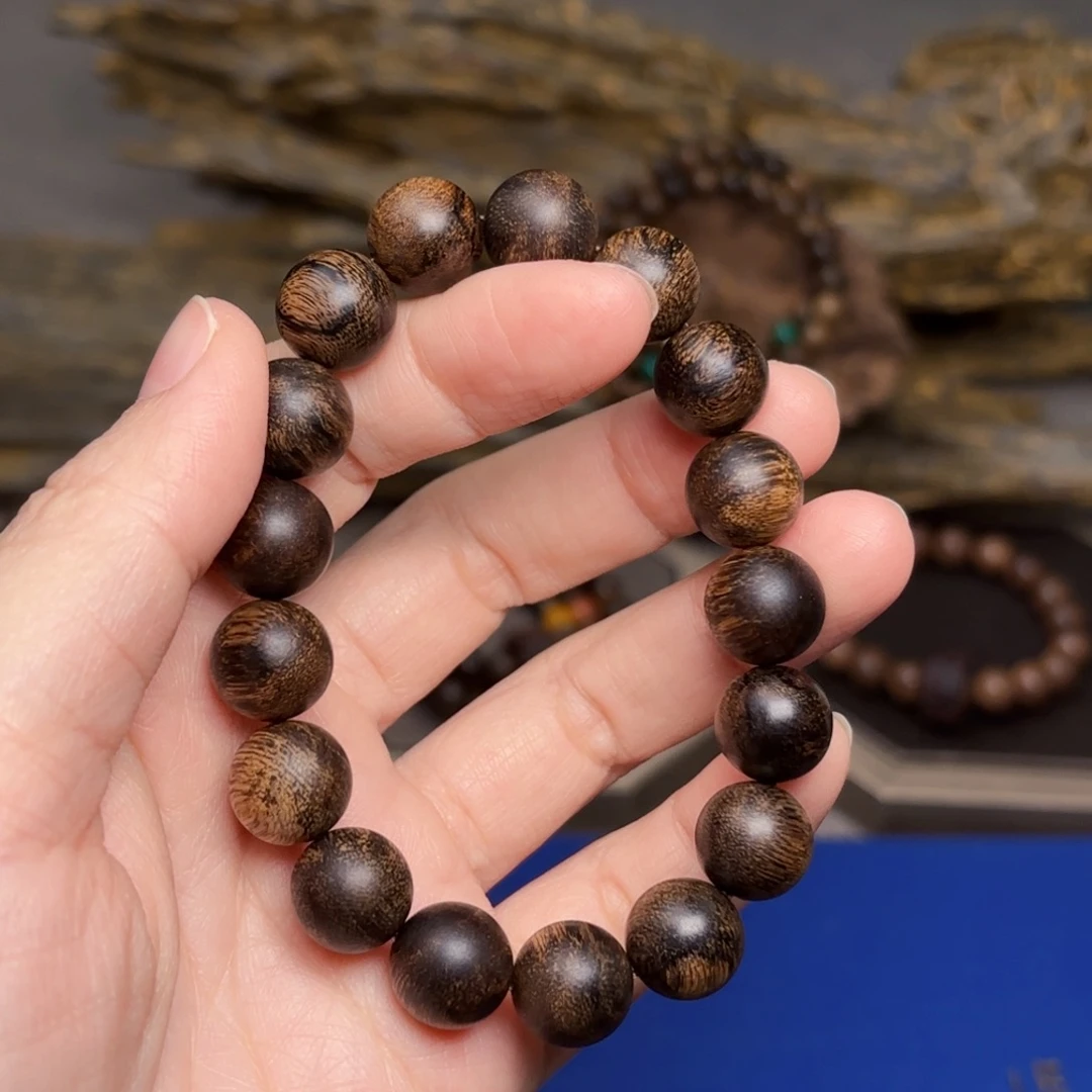 手串沉香越南芽庄白棋楠帝王瘤疤1.2