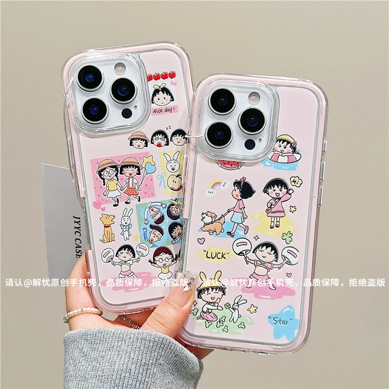 炫彩镜面适用苹果iPhone16/华为荣耀/小米手机壳防摔15promax爆款