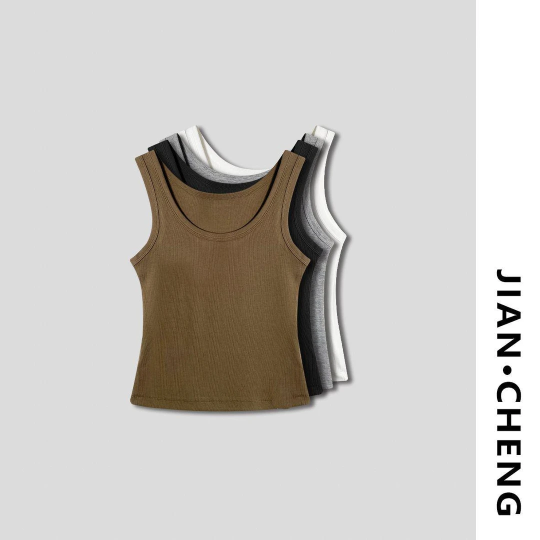 【简柽】罗纹打底背心D505-2036