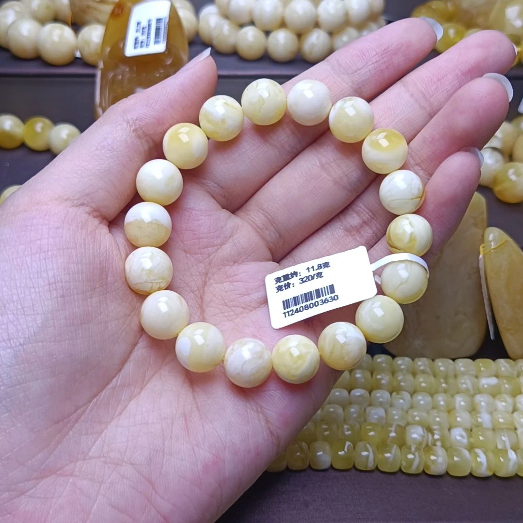 【闪购商品】未镶嵌蜜蜡手串10+圆珠手串
