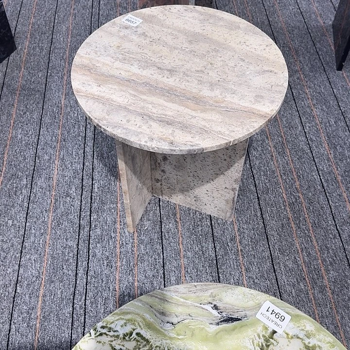 石材6657灰洞边几