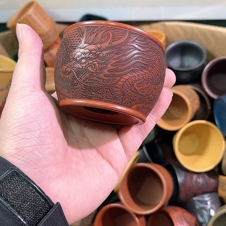 茶杯紫砂全手工紫砂主人杯