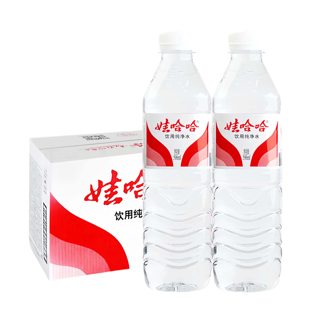 娃哈哈饮用纯净水350ml*24瓶整箱批发车载会议饮用水夏日必备饮品