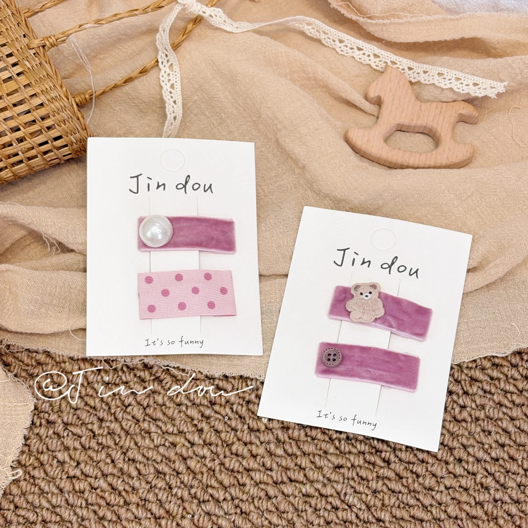 A092—“手作系列”丝绒韩版包布掰掰