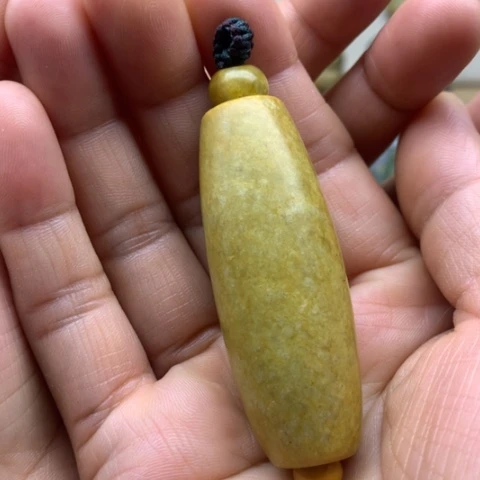 【闪购商品】未镶嵌岫岩河磨玉（透闪石质玉）挂件