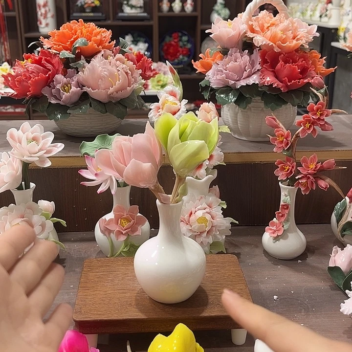 瓷片陶瓷工艺品摆件
