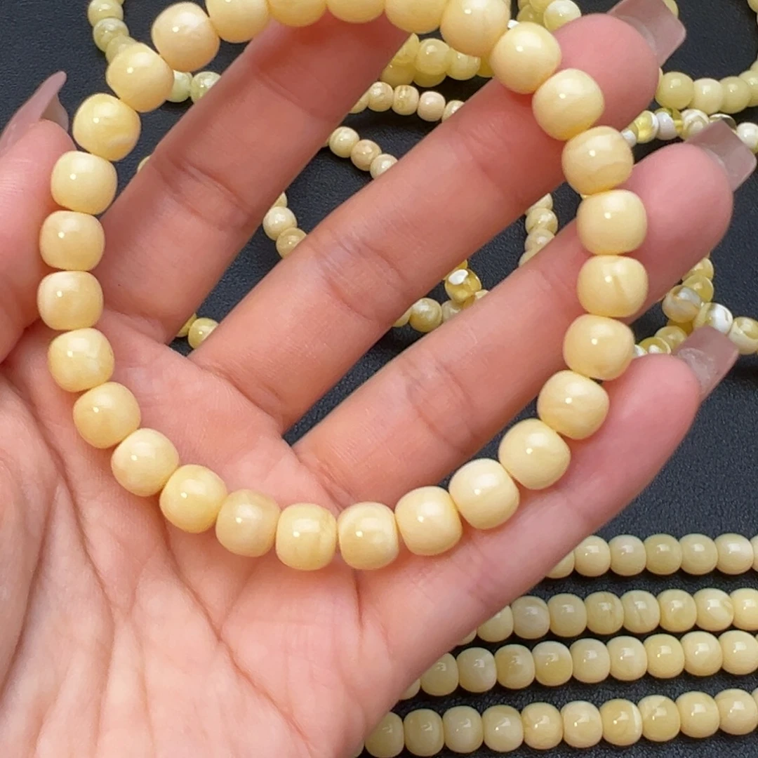 琥珀未镶嵌手链7.7