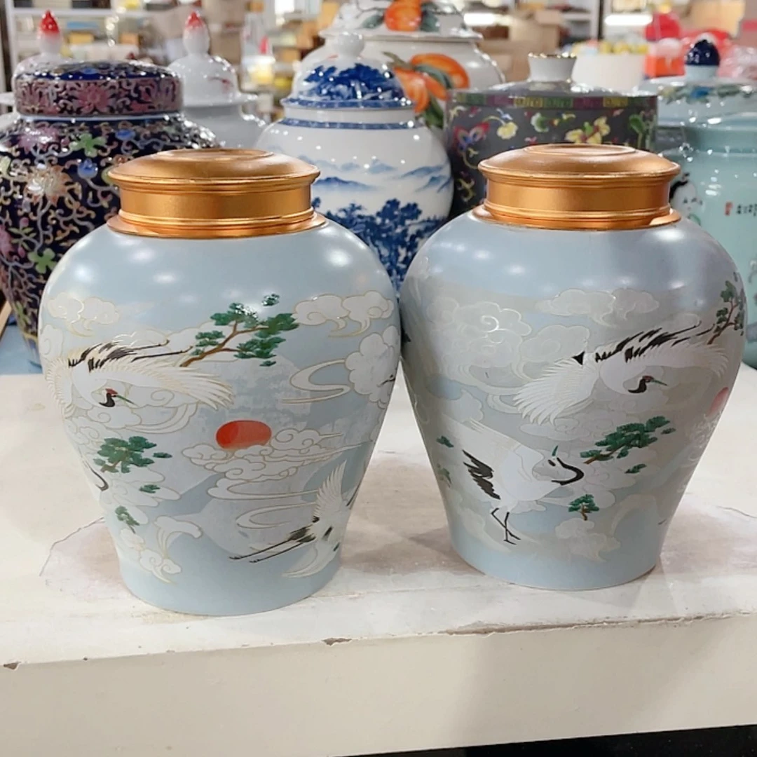 【闪购商品】罐陶瓷茶叶罐密封罐
