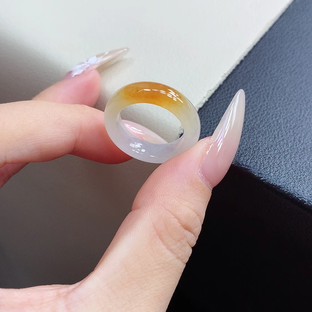 未镶嵌戒指翡翠10-11号