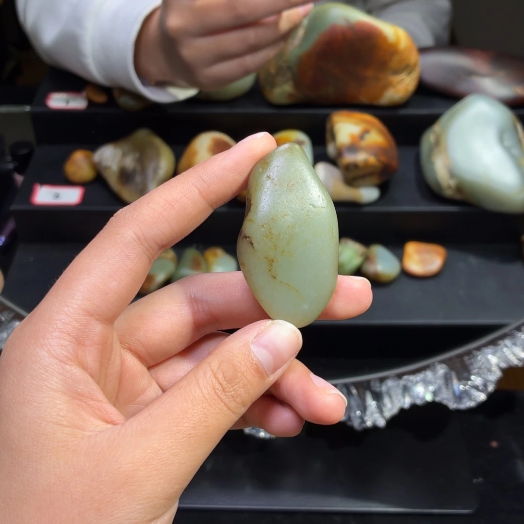 和田玉未镶嵌挂件39.2