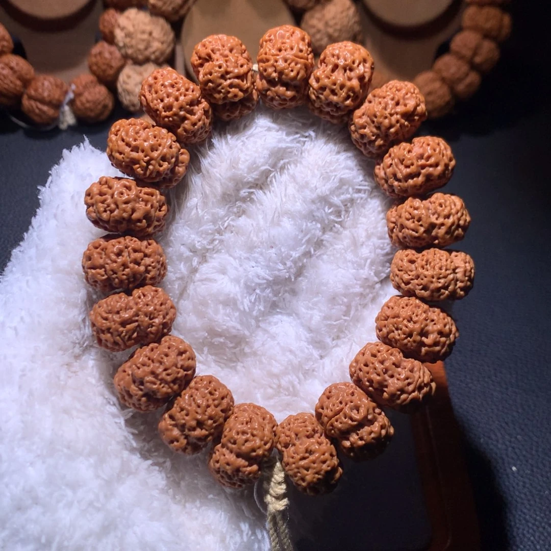 金刚菩提手串21蜂窝双龙夹板