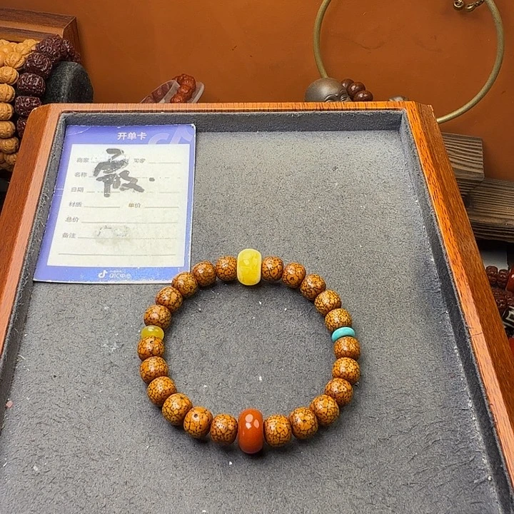 吊坠星月菩提手串