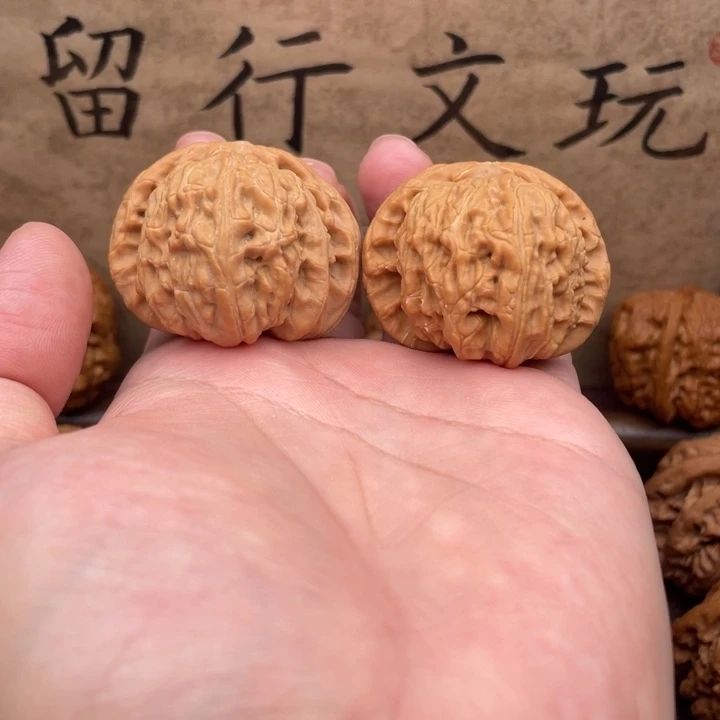 把件文玩核桃41白狮子
