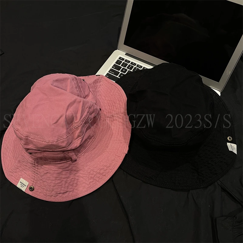 【可妈2023秋季】儿童渔夫帽黑色粉色休闲韩版男女帽子潮流百搭