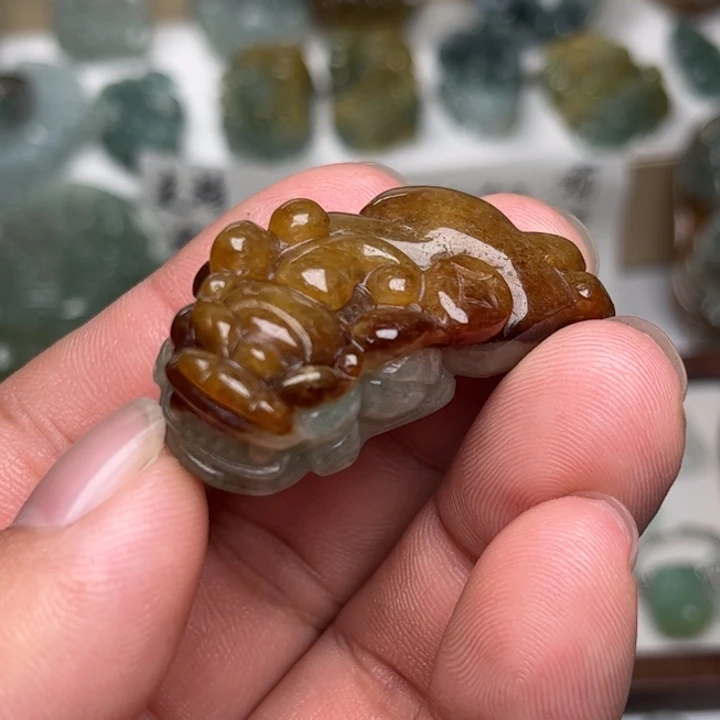 颈饰未镶嵌翡翠貔貅