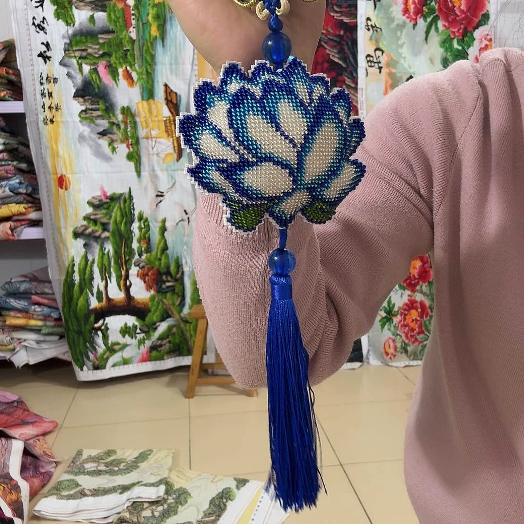 棉十字绣成品出售