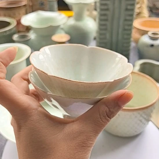小***代瓷片湖田窑杯一套全品