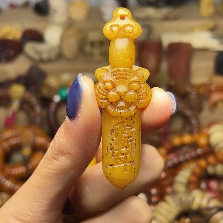 木质非金属手把件吊坠