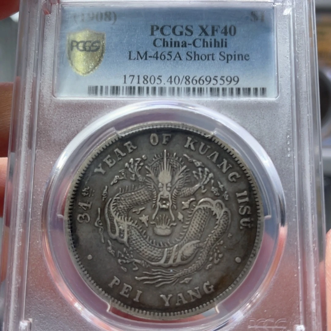 银玉麟轩40北洋短尾5599