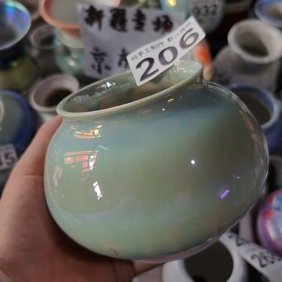 景德镇手工高温陶瓷：内7.5口高10