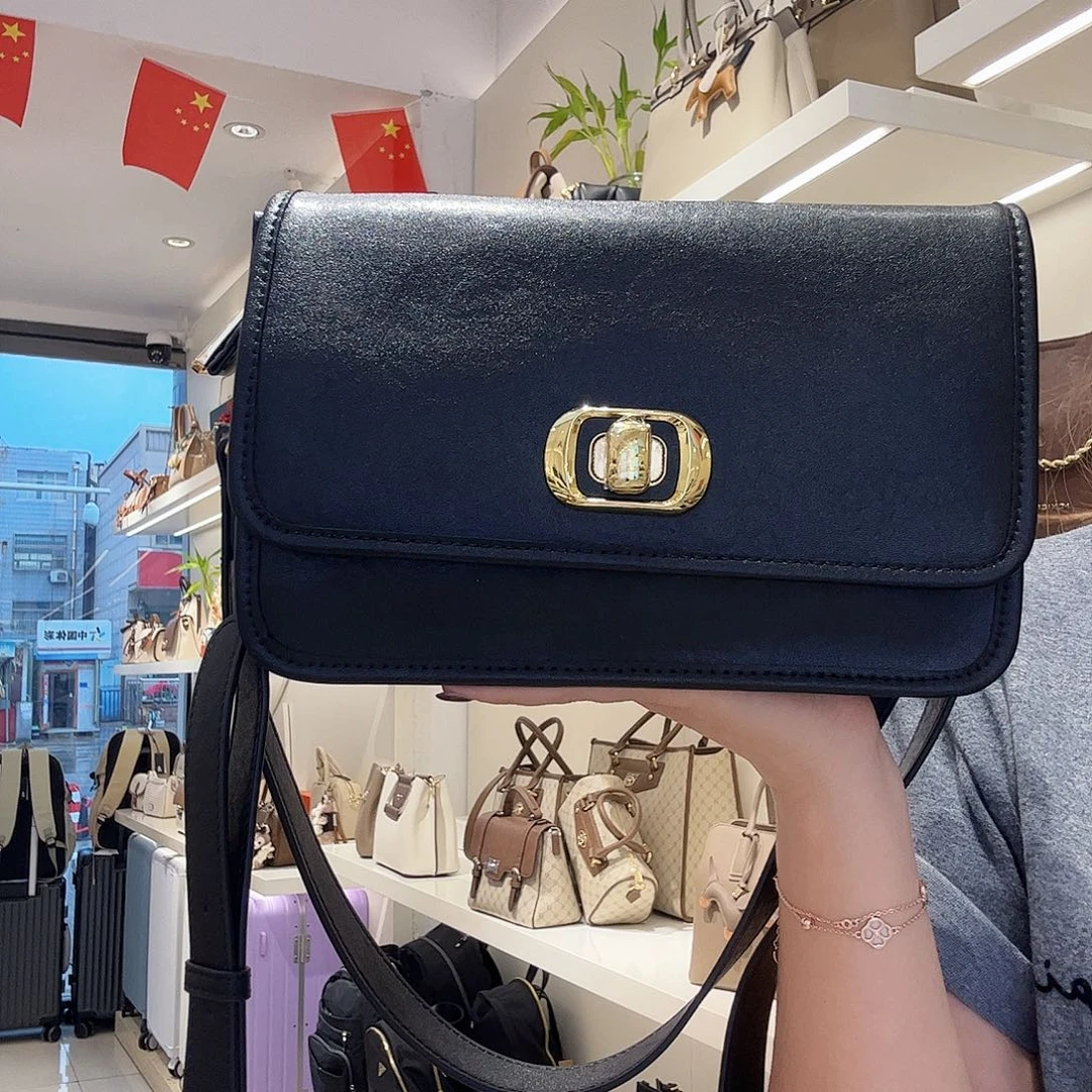 牛剖层皮革稻草人女包单肩斜挎包