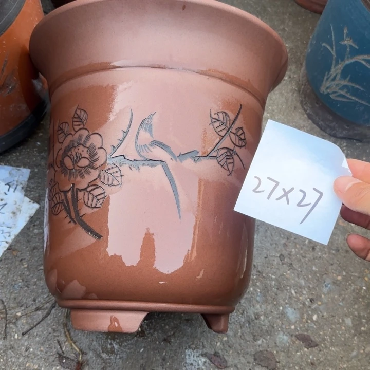 紫砂花盆特价商品