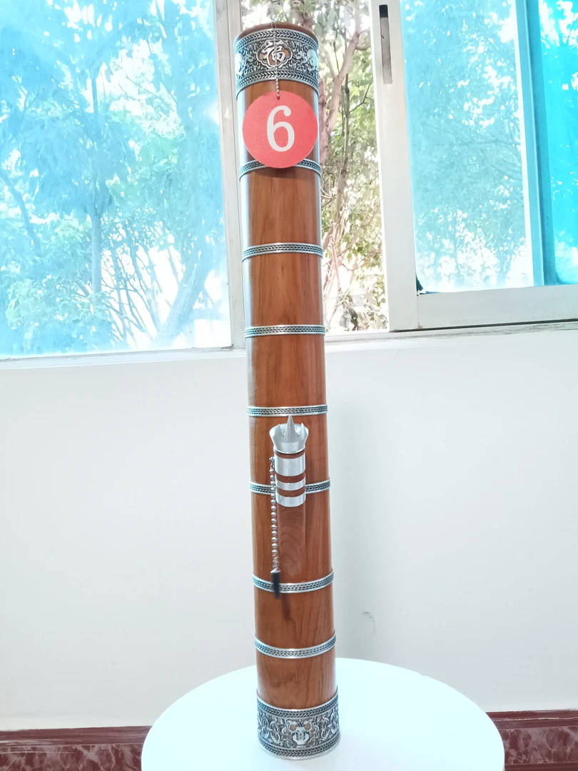 檀香木烟筒，大号，直播间实物截图