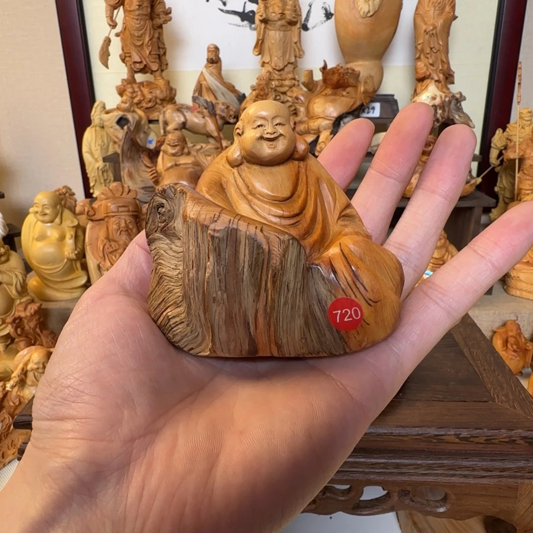 崖柏小木匠艺雕一物一拍