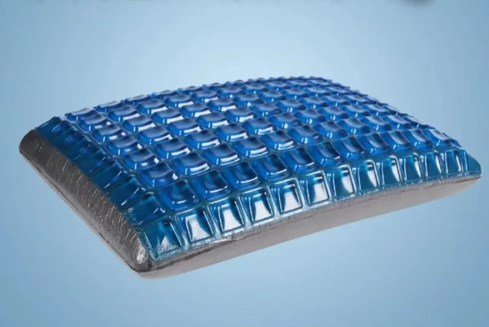 微瑕凉感凝胶枕头-蓝