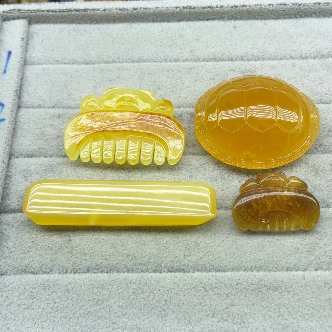 沐***汐琥珀未镶嵌裸石天然琥珀蜜蜡