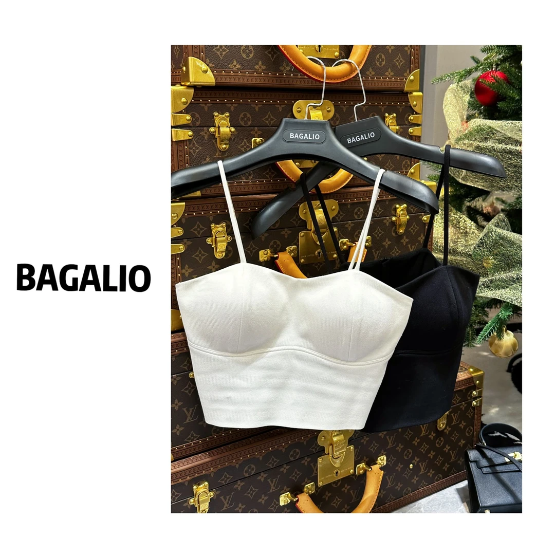 BAGALIO [百搭小吊带]胸垫可拆卸亲肤 0025