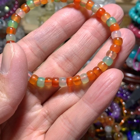 玛瑙/玉髓手链未镶嵌手串