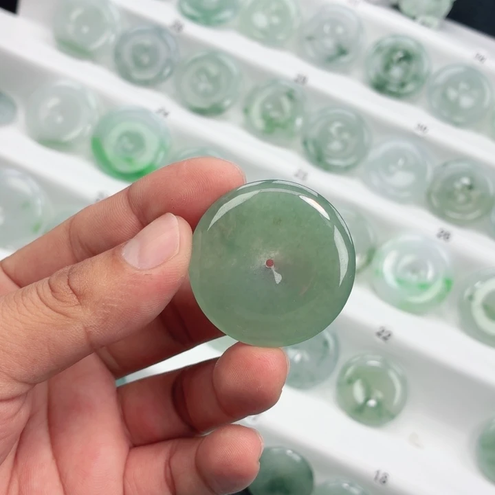 翡翠未镶嵌颈饰缅甸天然A货翡翠38.8-6.0